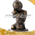 Garden Statue Cat and Girl for home decoration